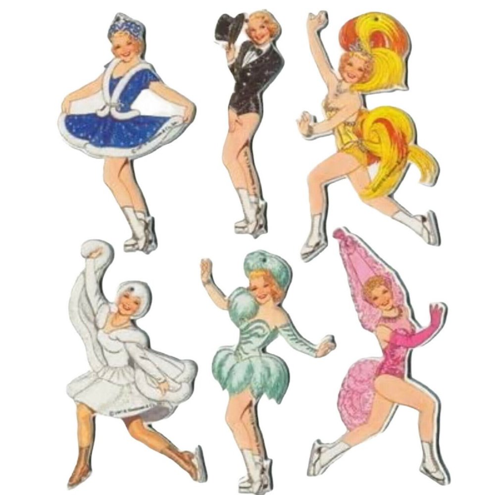 Tom Tierney Sonja Henie Christmas Hanging ornament